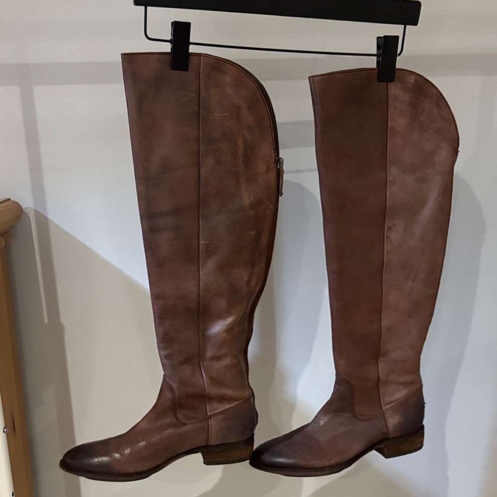 Arturo Chiang Brown Over the Knee Boots